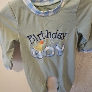 A baby birthday boy outfit